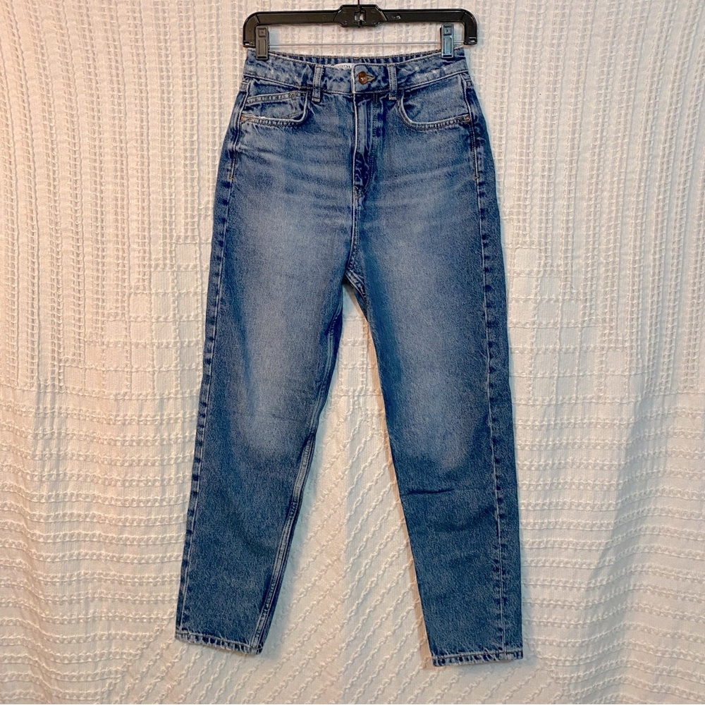 Zara Women's Distressed Mom Jeans | Size 4